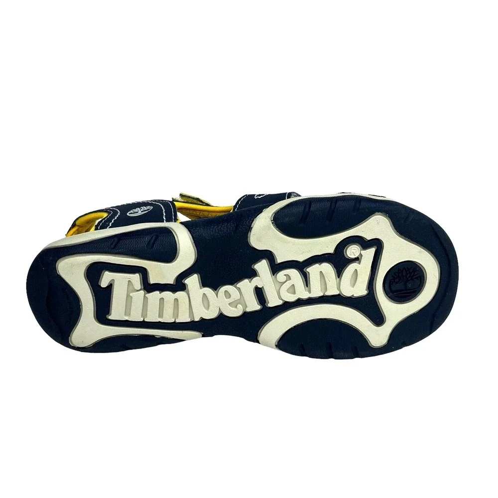 Timberland Adventure Seeker Youth Boys Outdoor Sport‎ Sandals Size 2 Blue Yellow